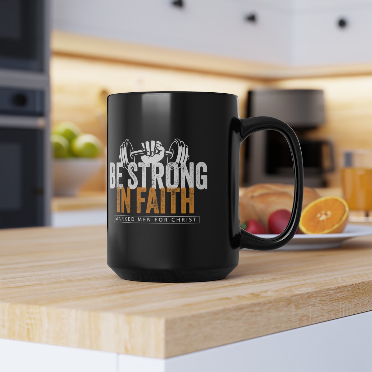 "BE STRONG IN FAITH" Mug, 15oz