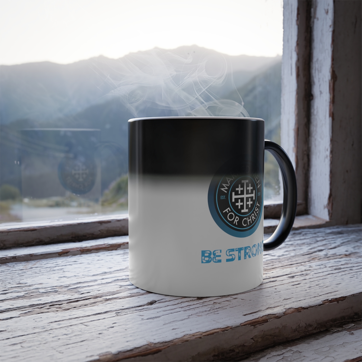 "Be STRONG" Color Morphing Mug, 11oz