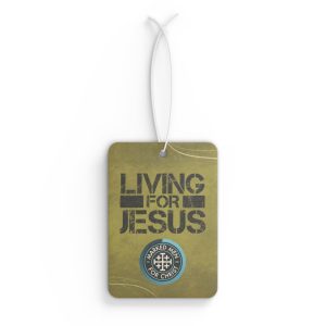 "Living for Jesus" Car Air Freshener