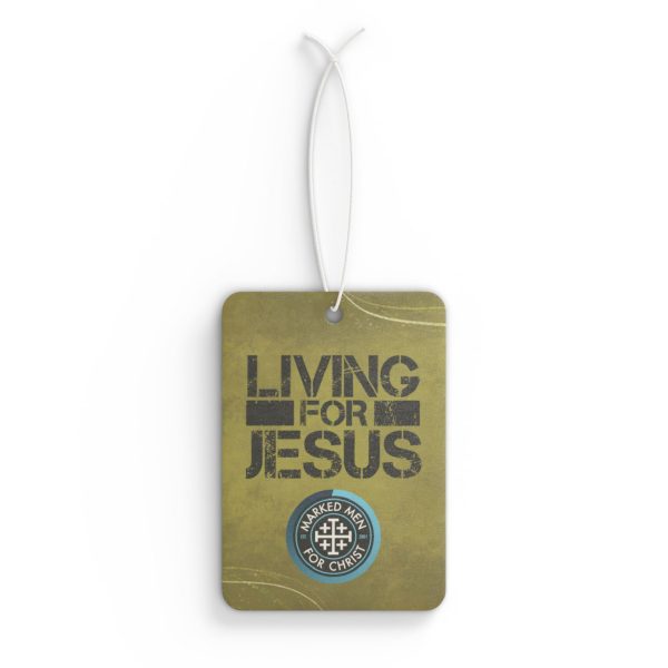 "Living for Jesus" Car Air Freshener