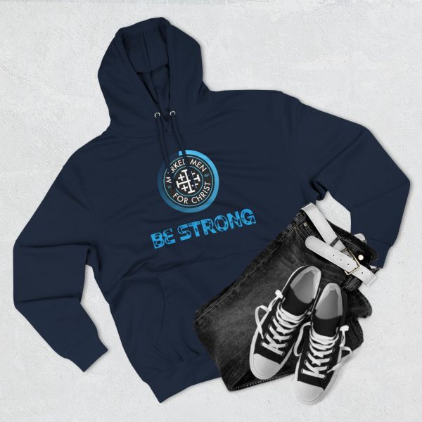 "Be Strong" Premium Pullover Hoodie - Image 4