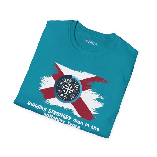 Softstyle T-Shirt - 'Building STRONGER men in the SONshine State' - Florida-theme - Image 8
