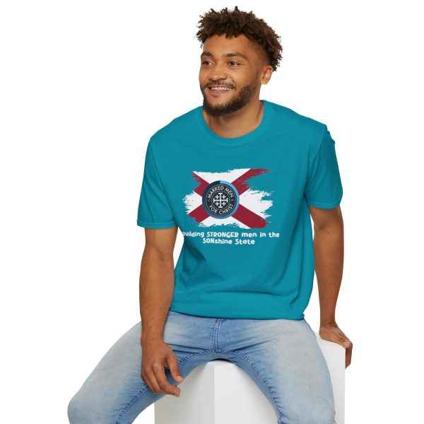Softstyle T-Shirt - 'Building STRONGER men in the SONshine State' - Florida-theme - Image 9