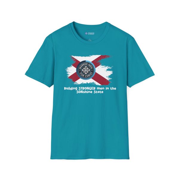 Softstyle T-Shirt - 'Building STRONGER men in the SONshine State' - Florida-theme - Image 5