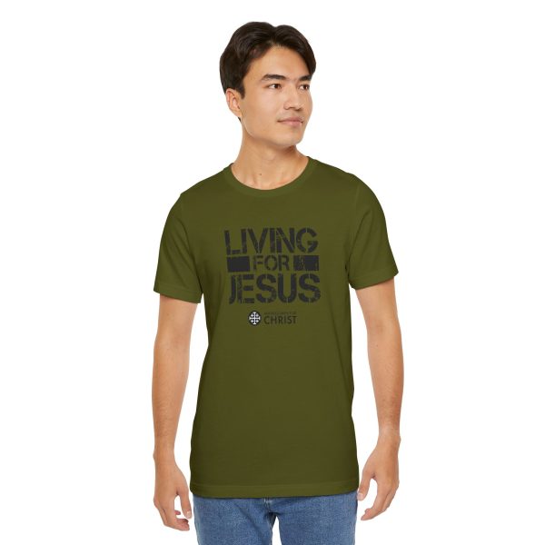 "Living for Jesus" T-Shirt - Image 8