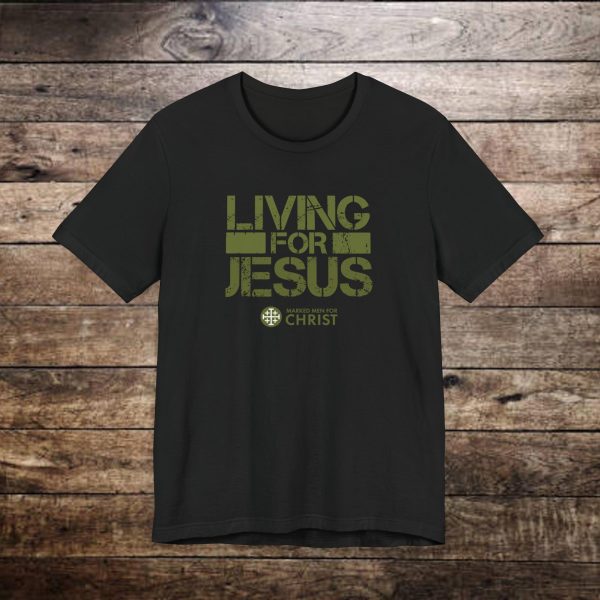"Living for Jesus" T-Shirt - Image 3