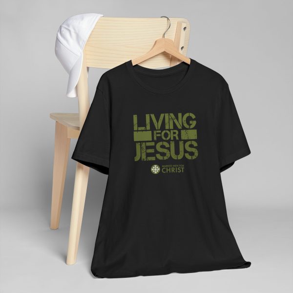 "Living for Jesus" T-Shirt - Image 2