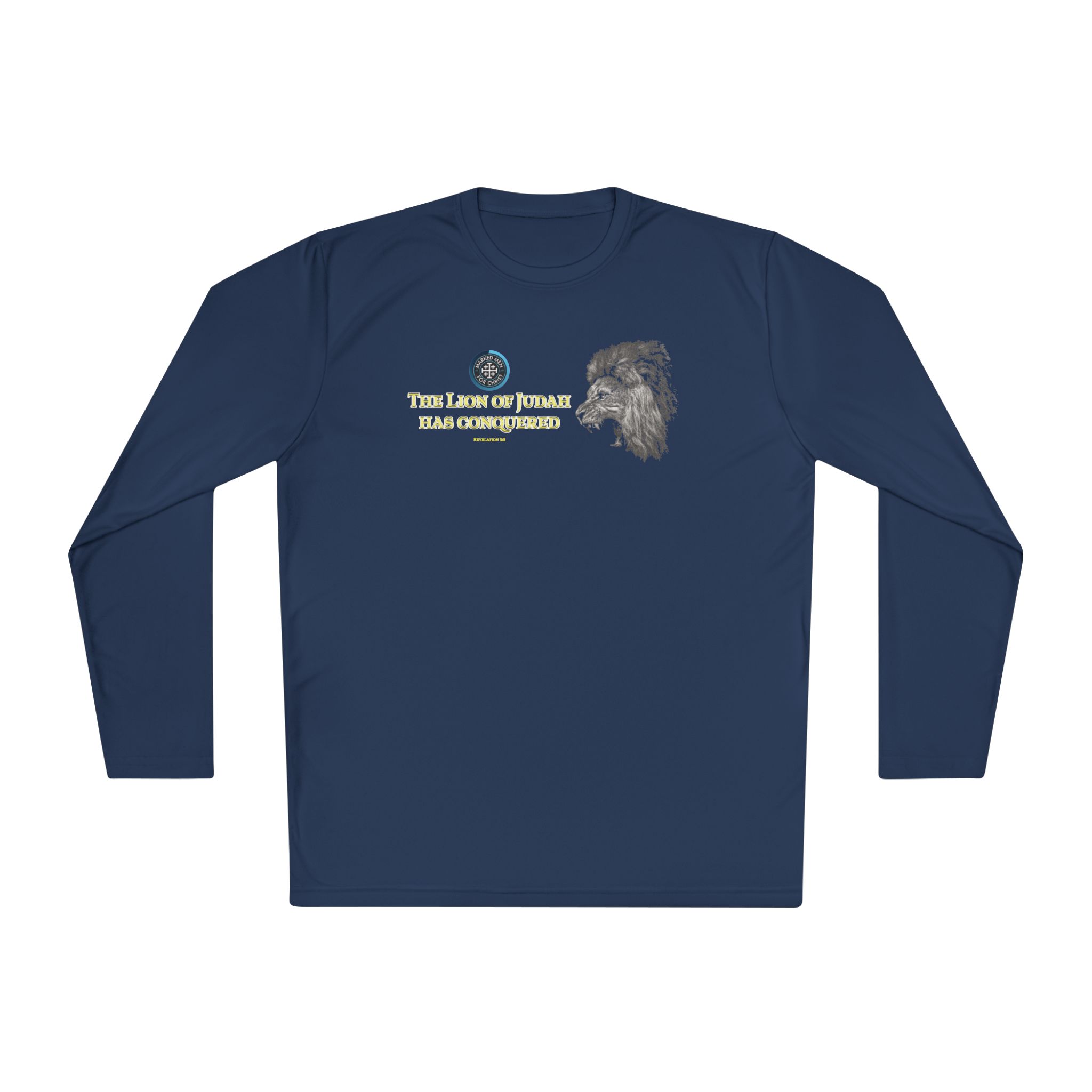 "Lion of Judah" Sport-Tek Long Sleeve Tee - Image 5