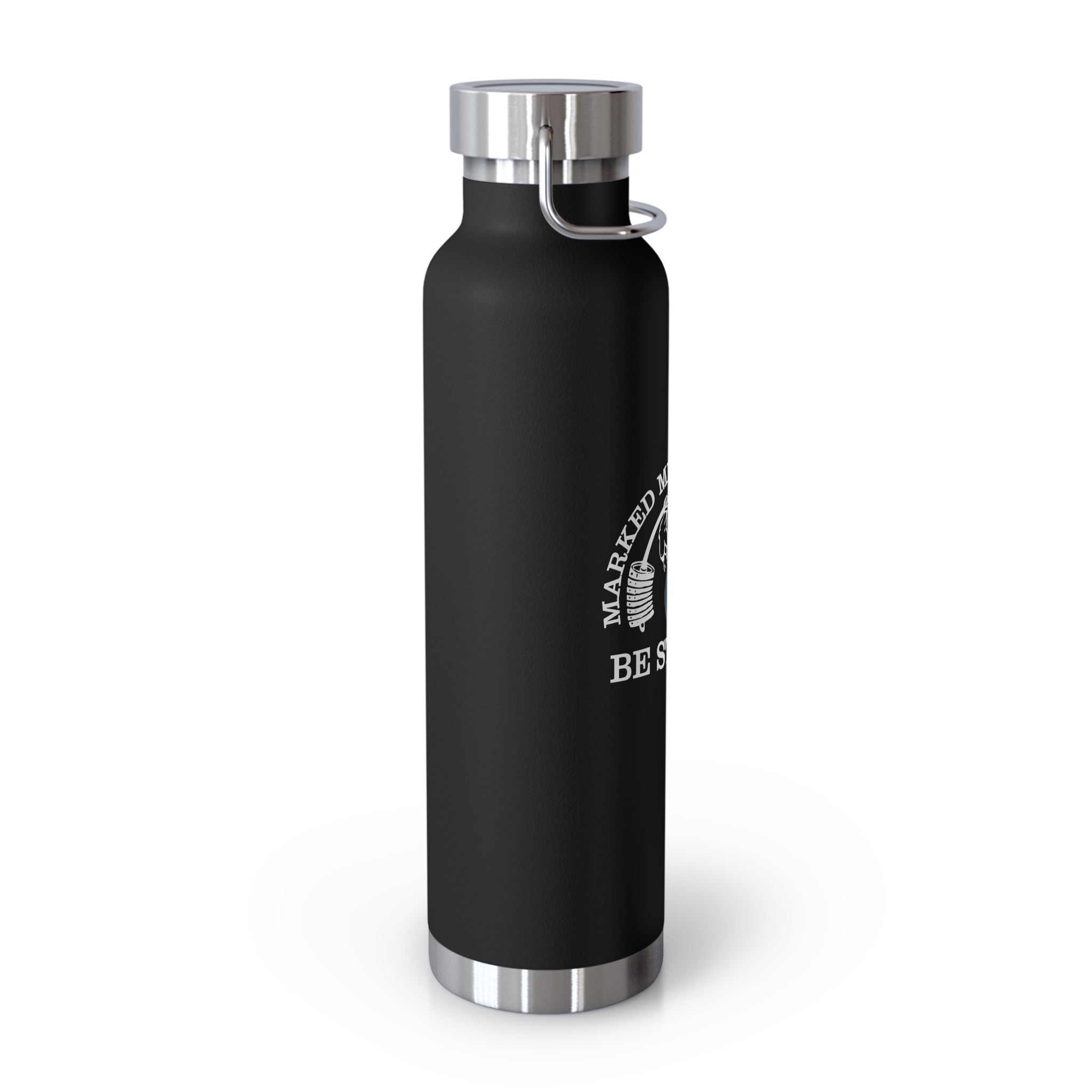 "Be STRONG" Weightlifter Copper Vacuum Insulated Bottle, 22oz - Image 10