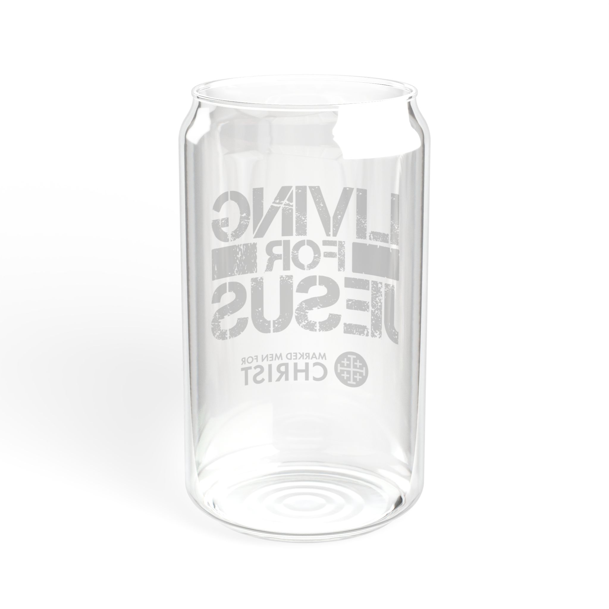 "Living for Jesus" Glass, 16oz - Image 8