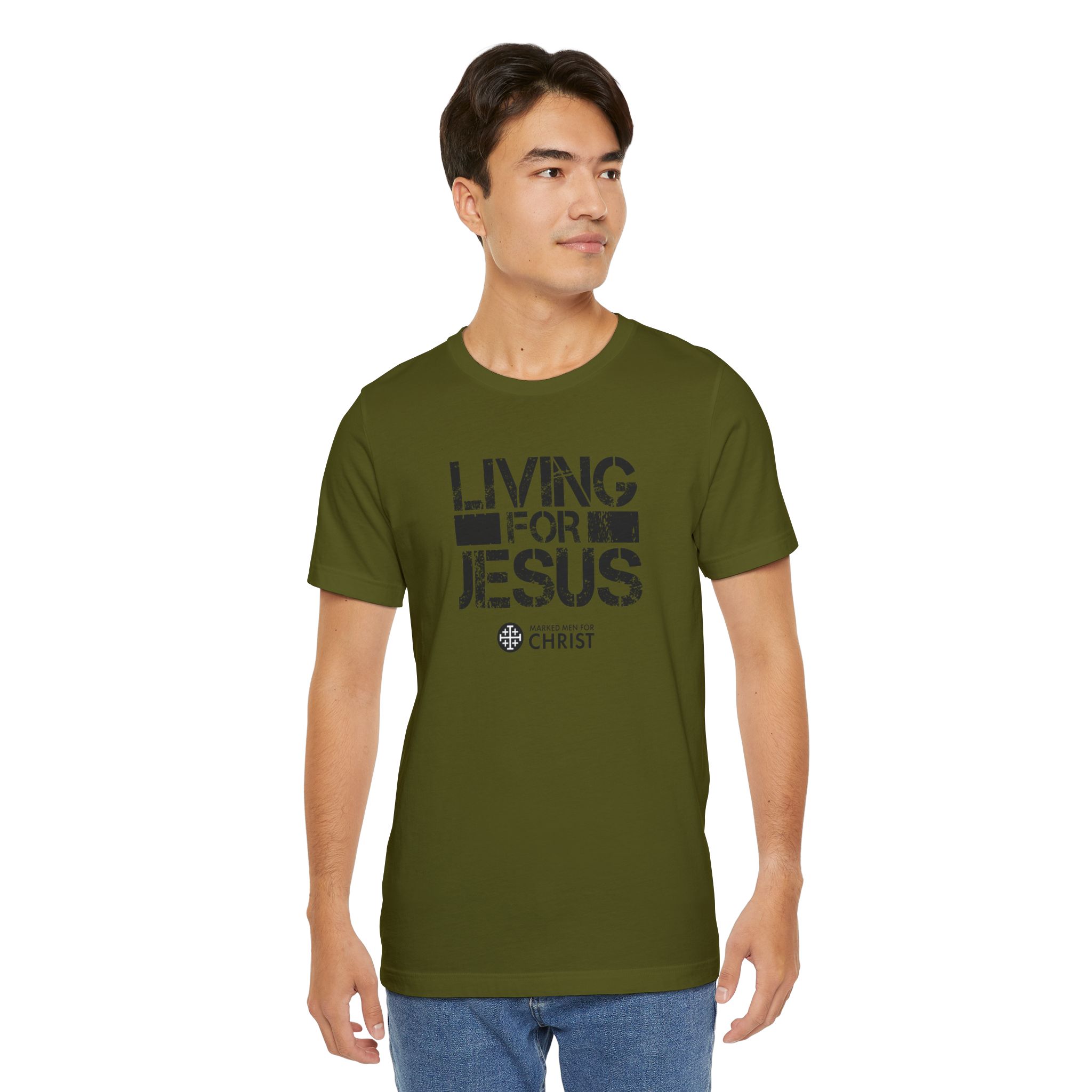"Living for Jesus" T-Shirt - Image 8