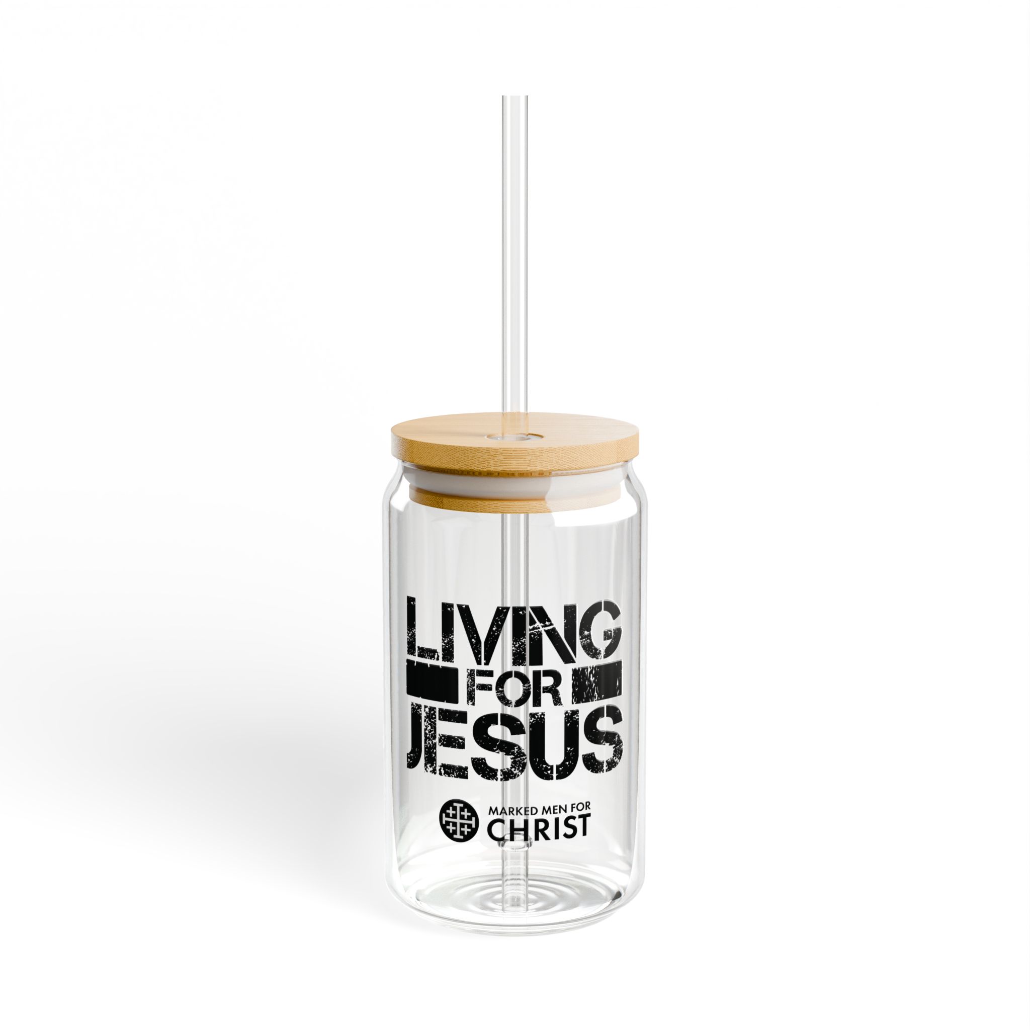 "Living for Jesus" Glass, 16oz