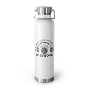 "Be STRONG" Weightlifter Copper Vacuum Insulated Bottle, 22oz