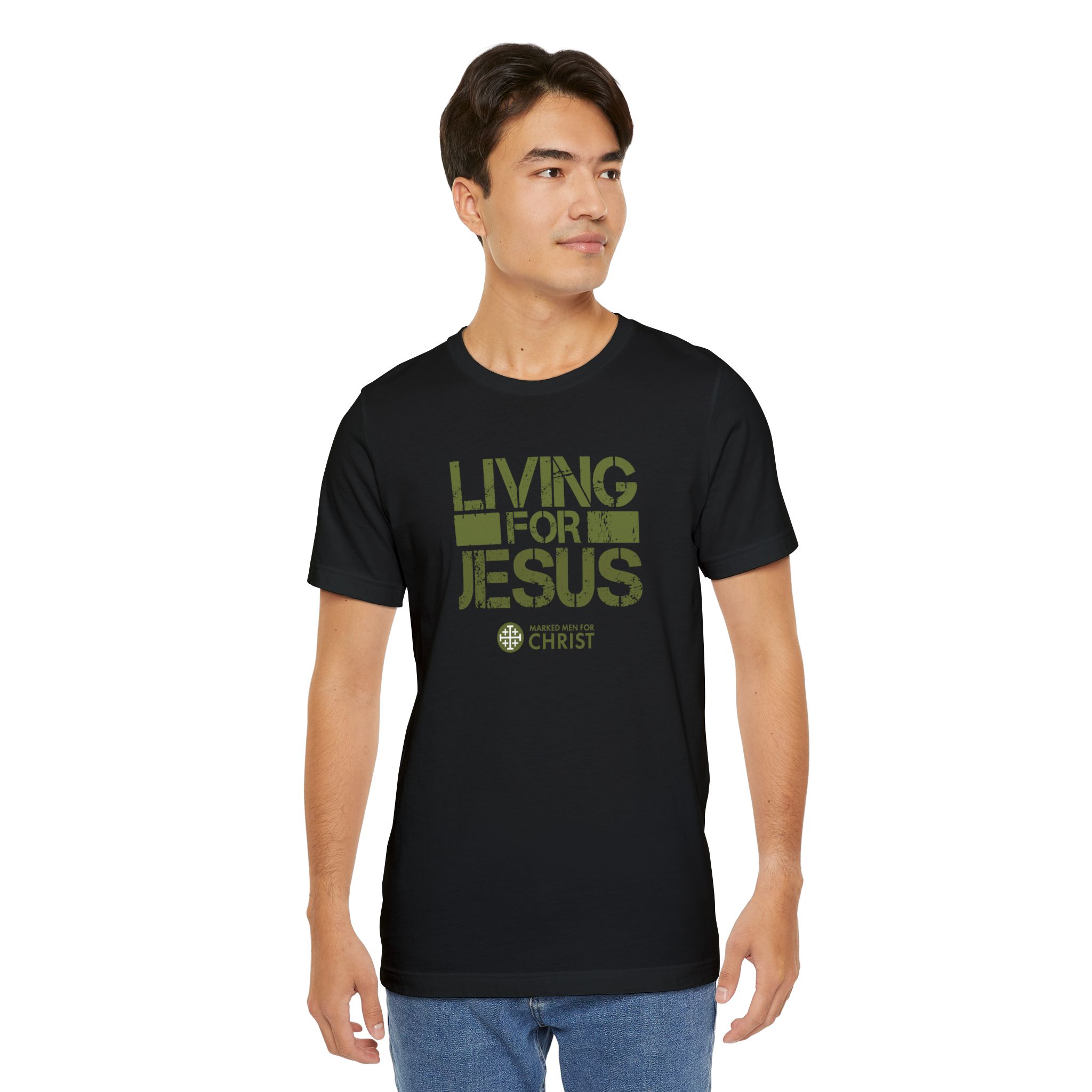 "Living for Jesus" T-Shirt - Image 4