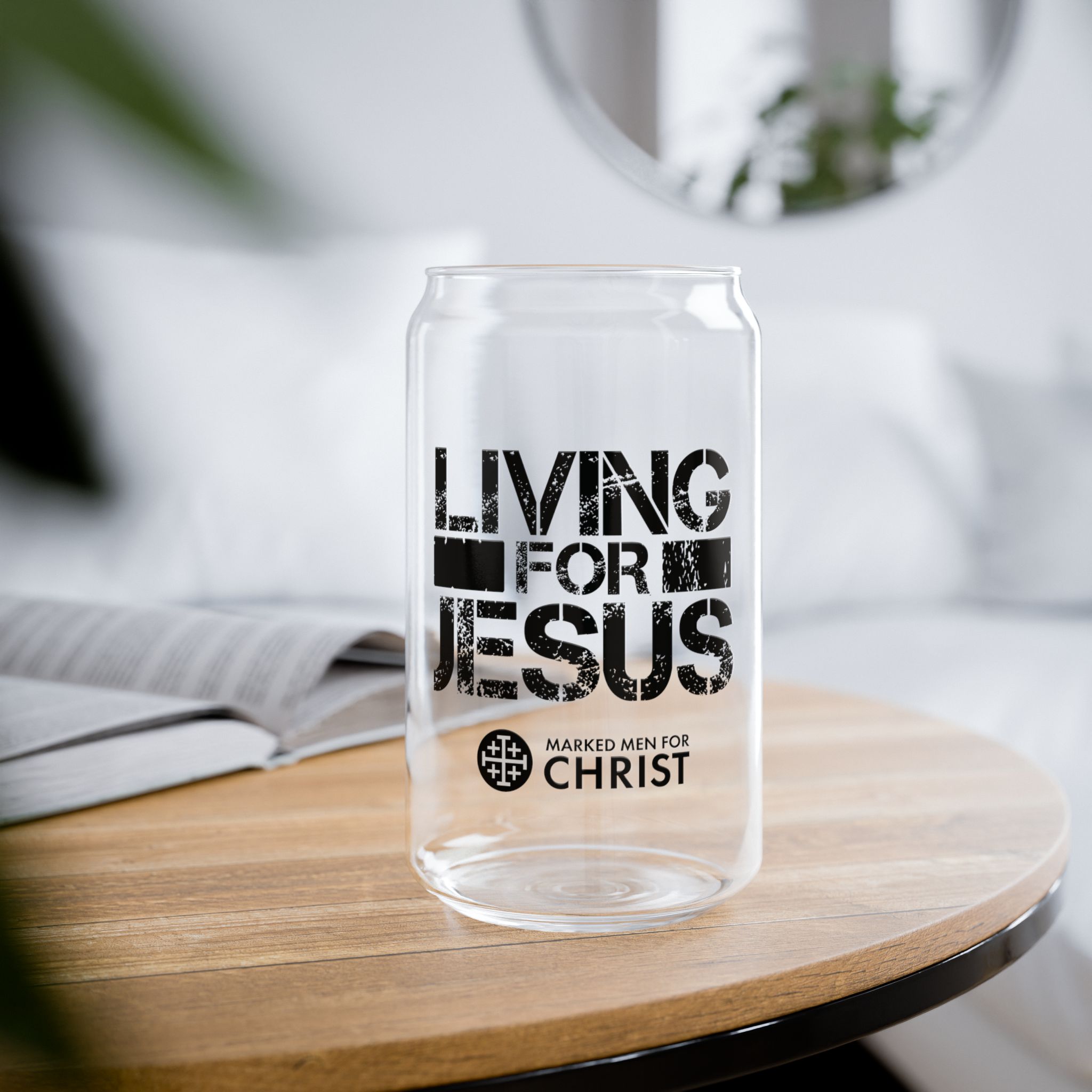"Living for Jesus" Glass, 16oz - Image 10