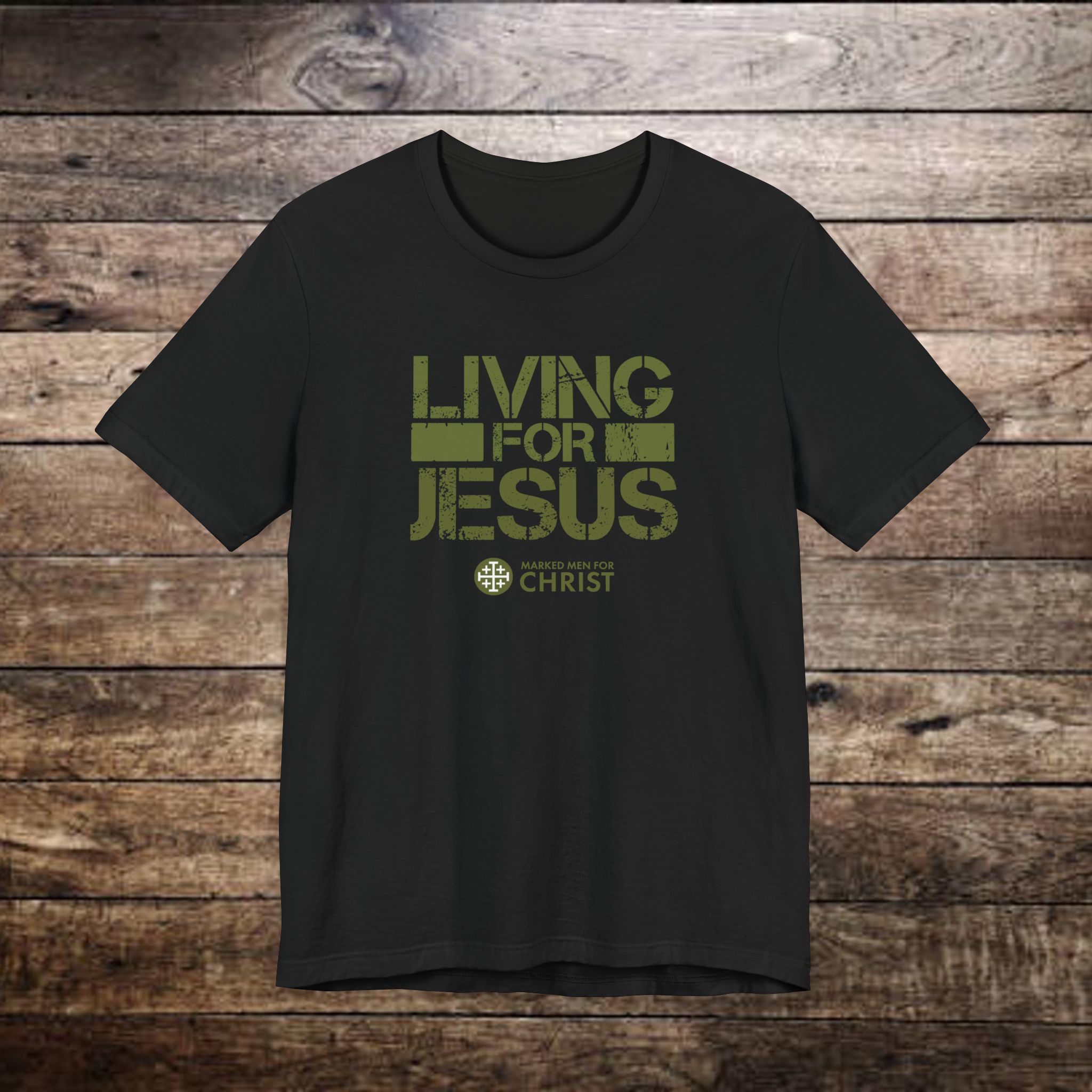 "Living for Jesus" T-Shirt - Image 3