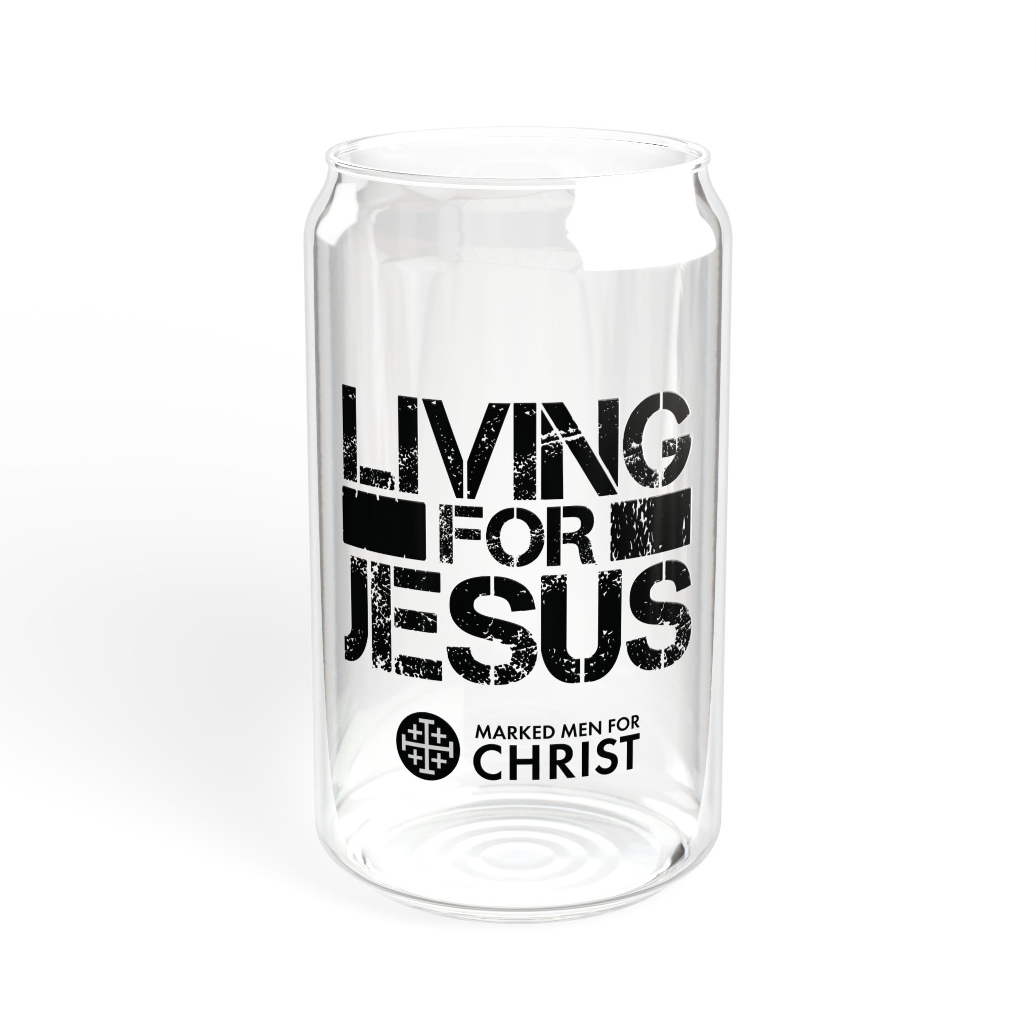 "Living for Jesus" Glass, 16oz - Image 6