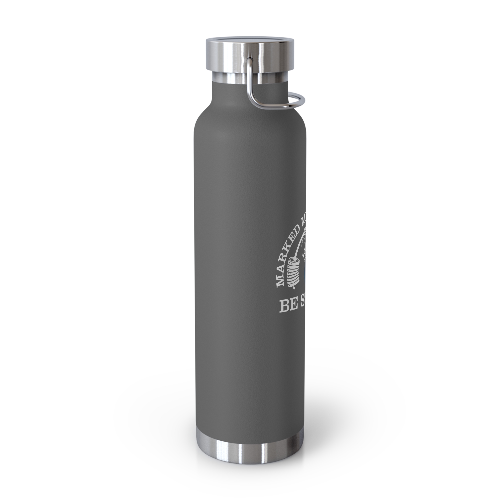 "Be STRONG" Weightlifter Copper Vacuum Insulated Bottle, 22oz - Image 6
