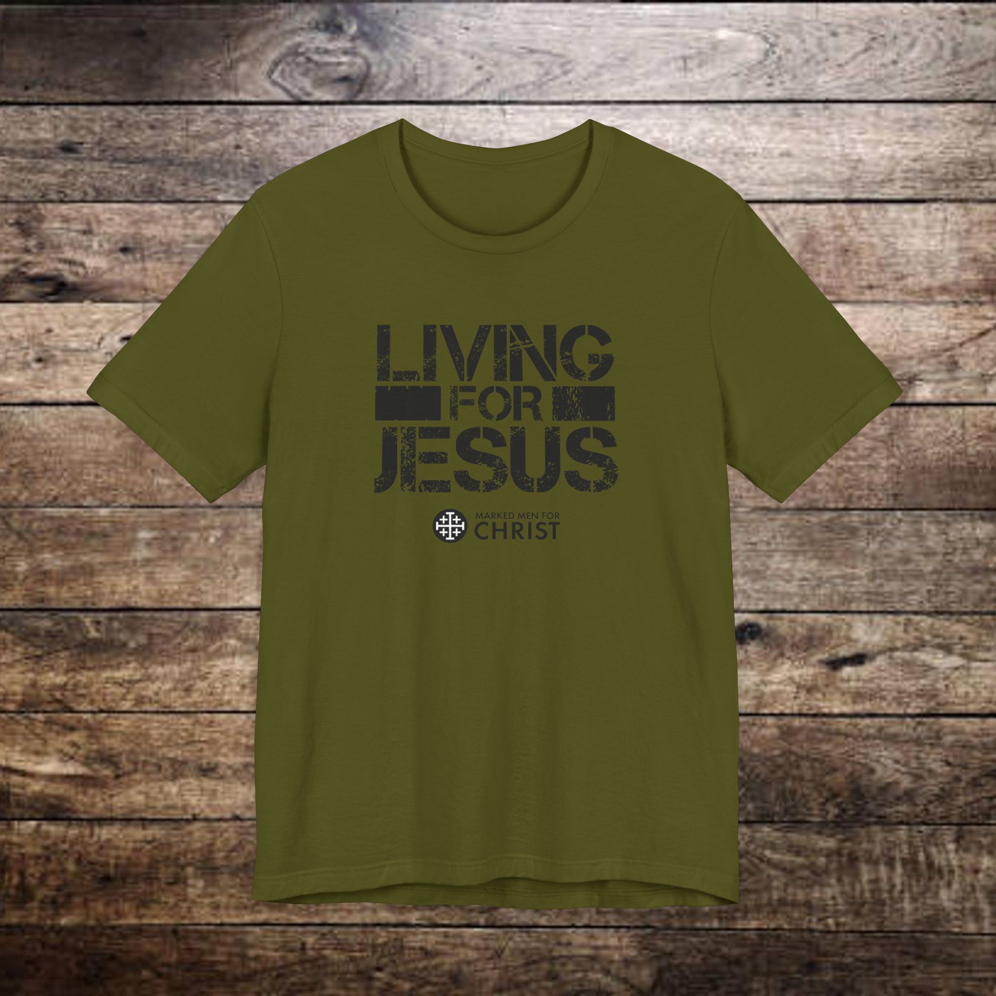 "Living for Jesus" T-Shirt - Image 7