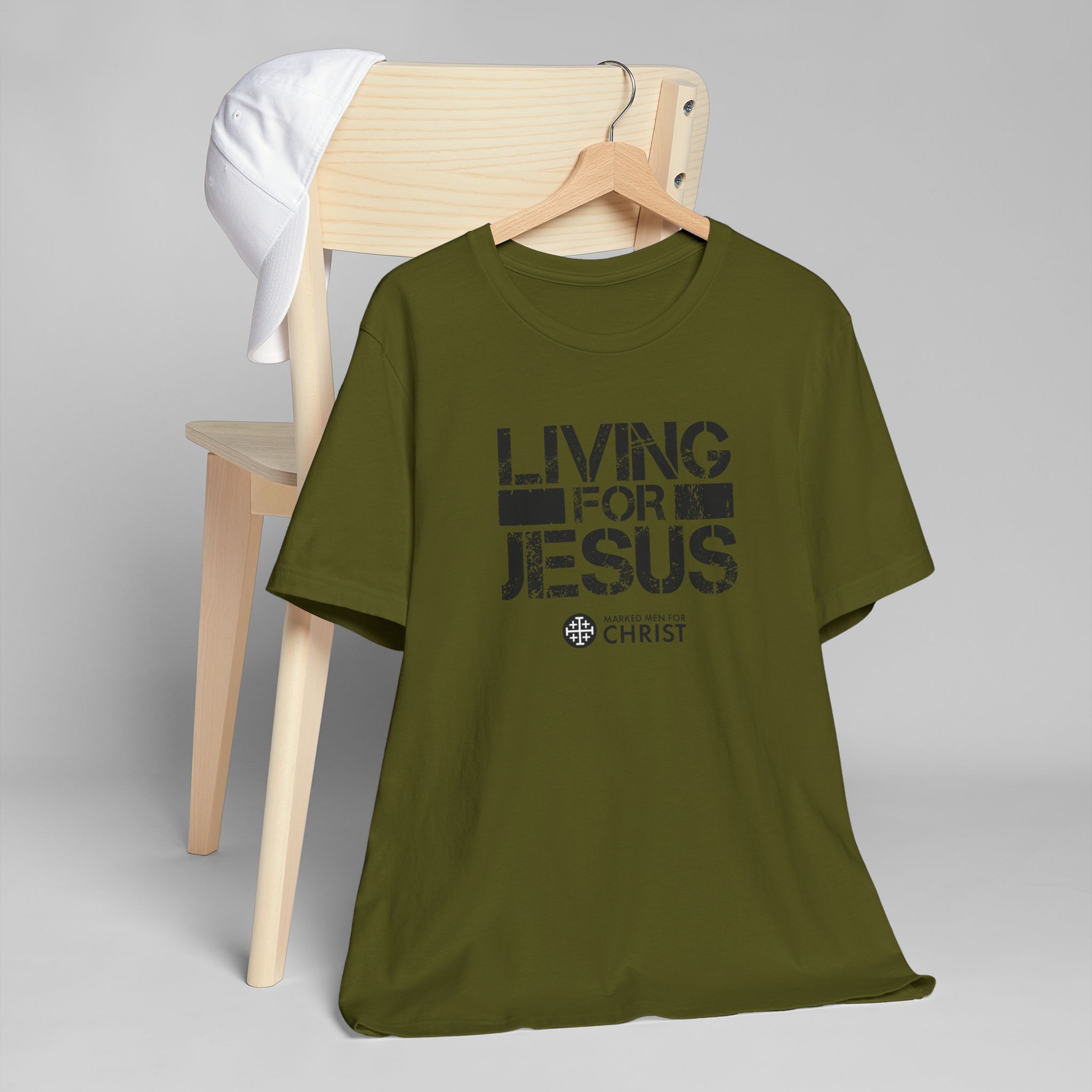"Living for Jesus" T-Shirt - Image 6