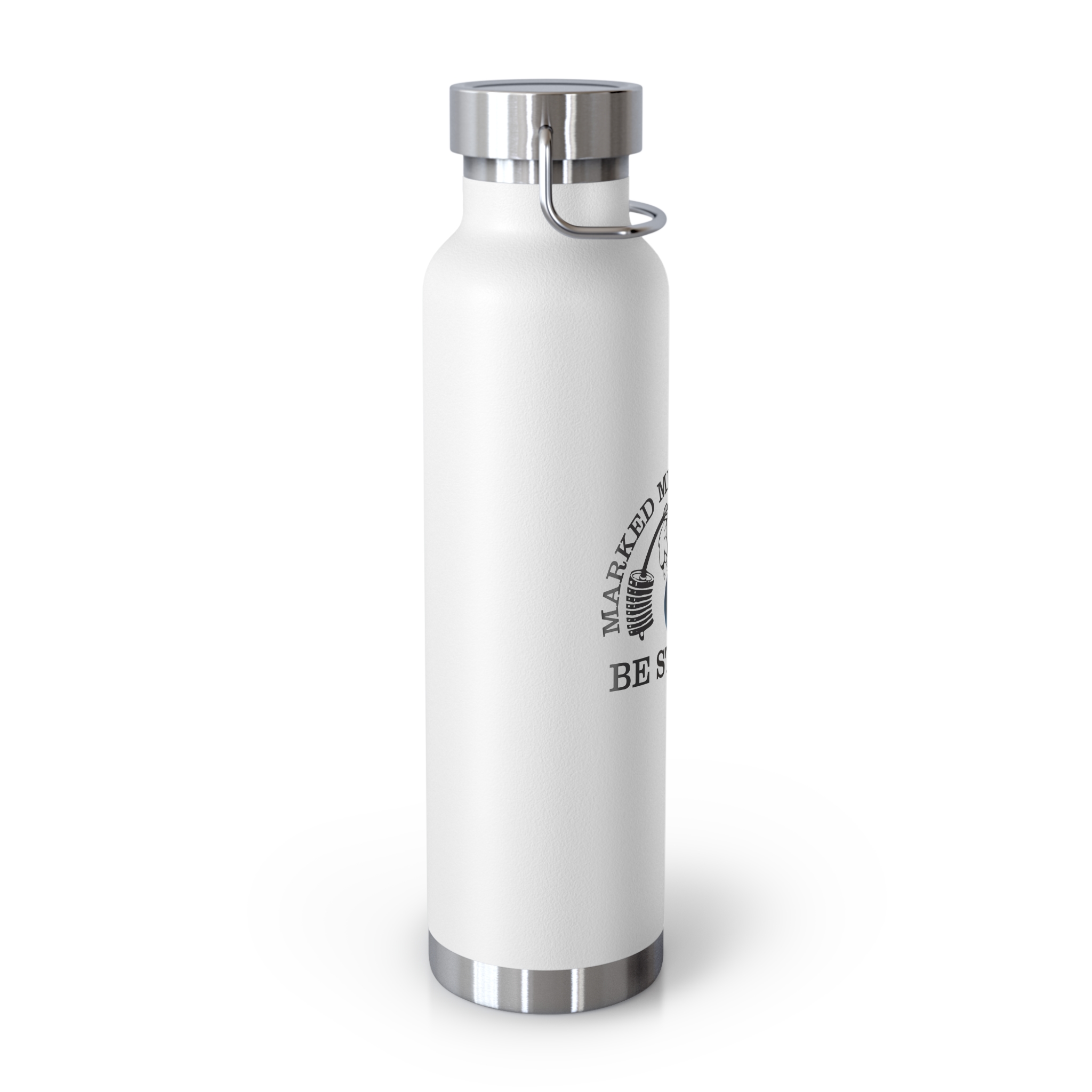 "Be STRONG" Weightlifter Copper Vacuum Insulated Bottle, 22oz - Image 2
