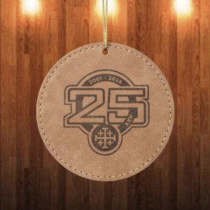 Leatherette Christmas Ornament - MMFC Logo