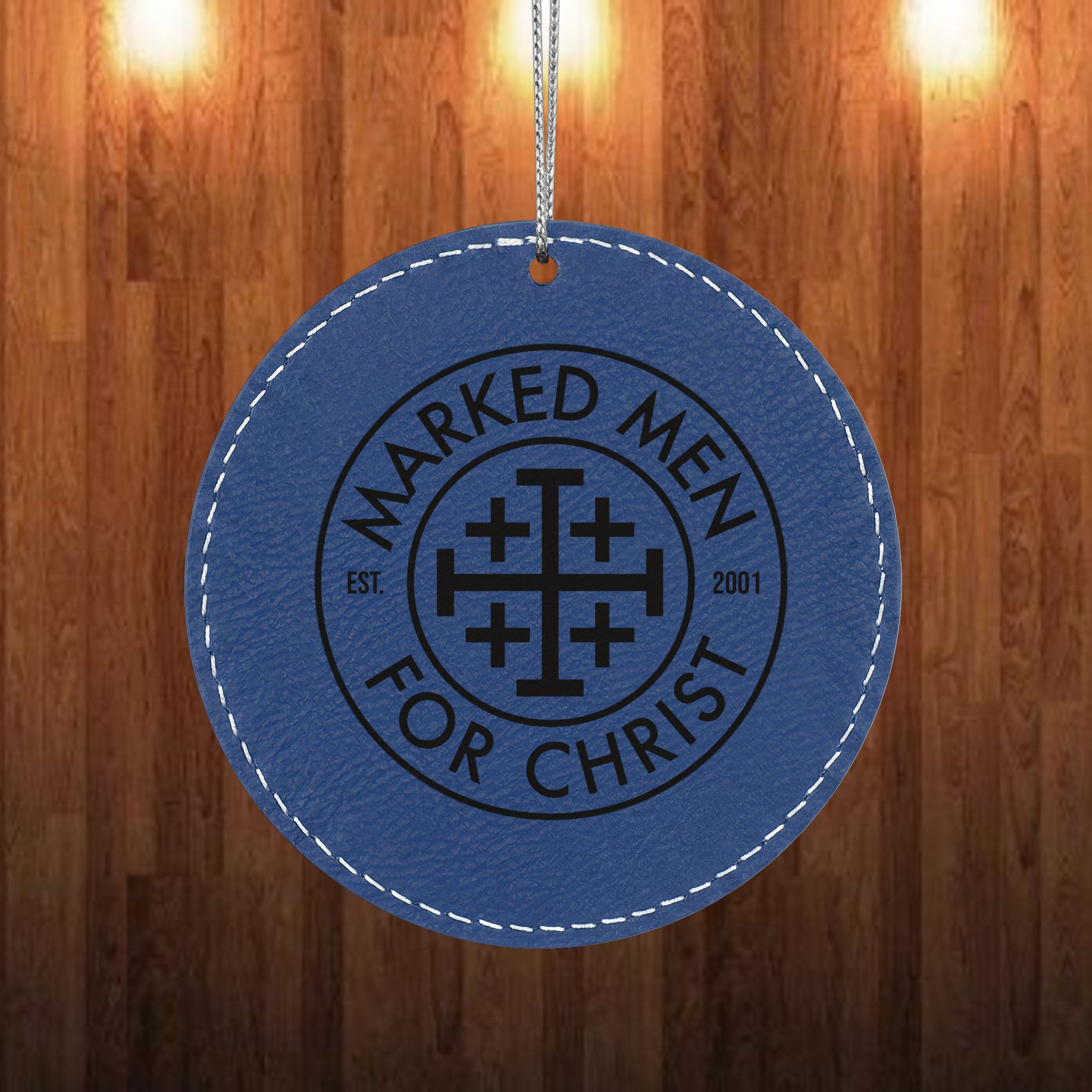 Leatherette Christmas Ornament - MMFC Logo - Image 6